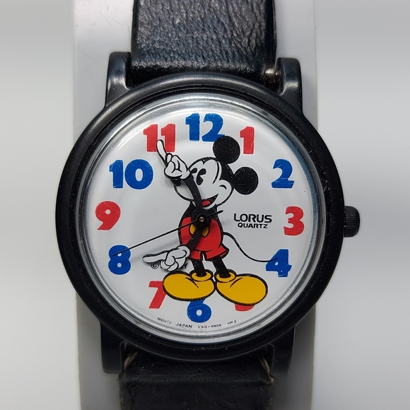 Lorus Mickey Unlimited Watch With Black Band #RMF685 - Picture 2 of 9